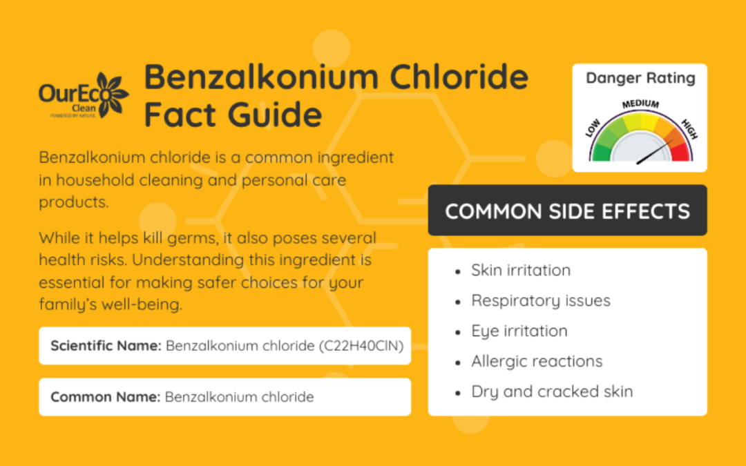 Benzalkonium Chloride: What you need to know about this common household ingredient